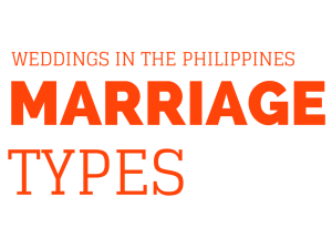 common types of marriage